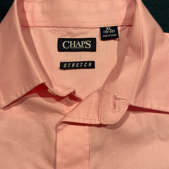 Youth Boys’ Dress Shirt Bundle – Chaps Stretch, Size XL (18–20) - Picture 2 of 5